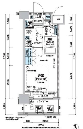 レジディア蒲田Vの物件間取画像